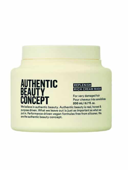 Replenish Rich Cream Mask van Authentic Beauty Concept voor een herstellende huid.