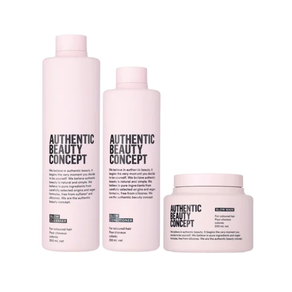 Authentic Beauty Concept Glow trio : cleanser, conditioner & masker