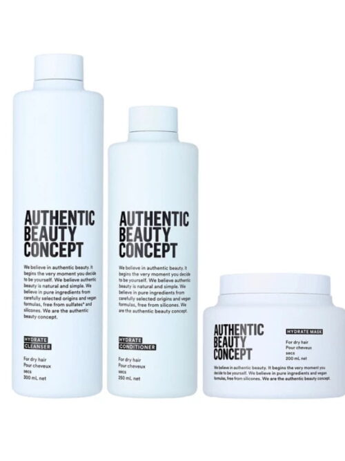 Authentic Beauty Hydrate trio : cleanser, conditioner & masker