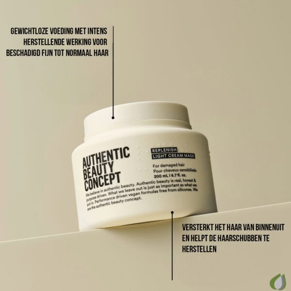 Replenish light cream mask kenmerken Authentic Beauty Concept Replenish Rich Cream Mask kenmerken
